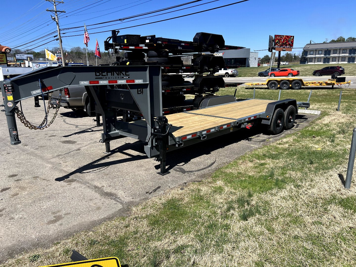 New 2025 Behnke TBCT 24' 24K GN TILT Equipment Trailer