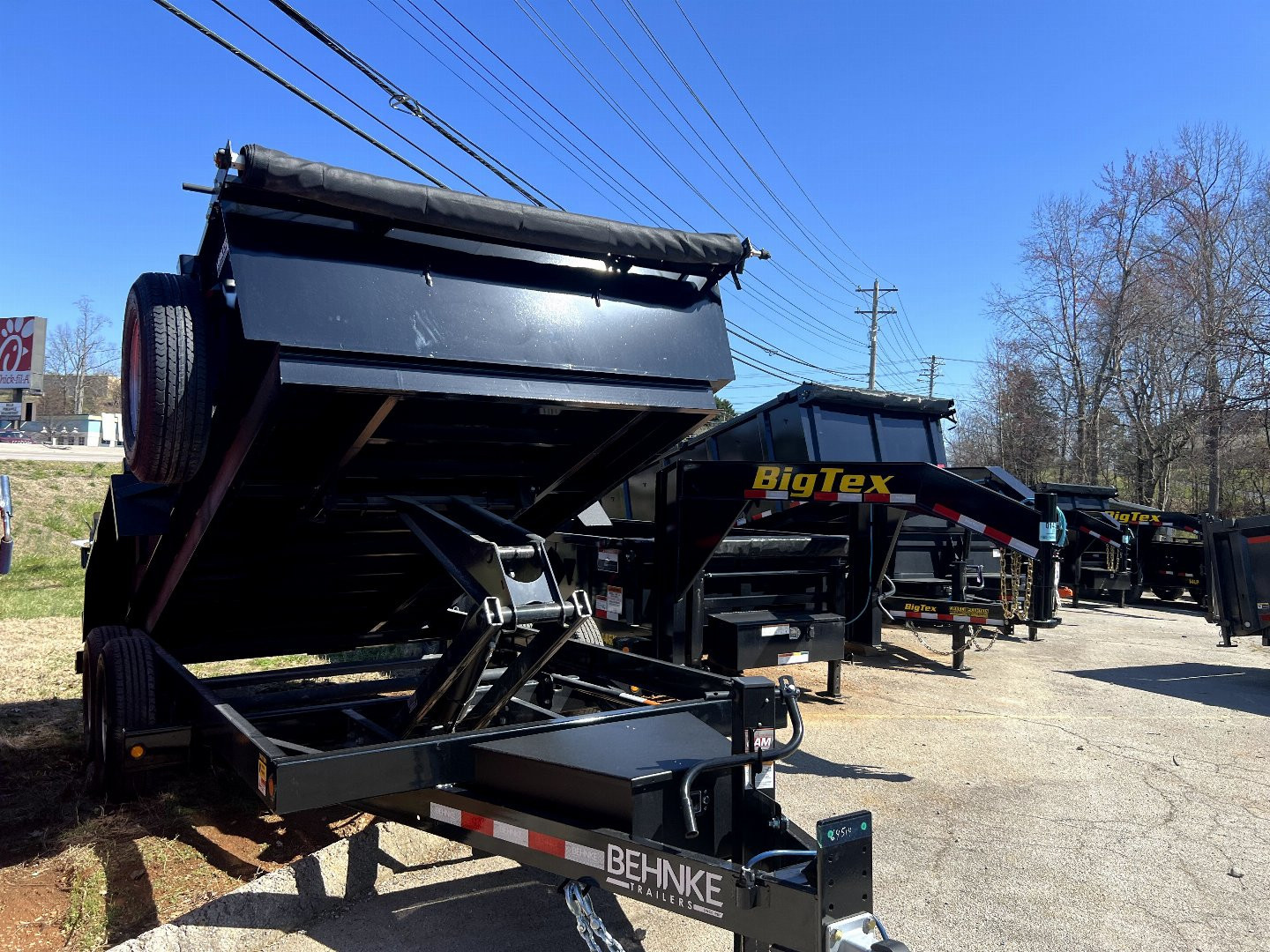 New 2025 Behnke LPD 83X14 DUMP W/SPARE Dump Trailer