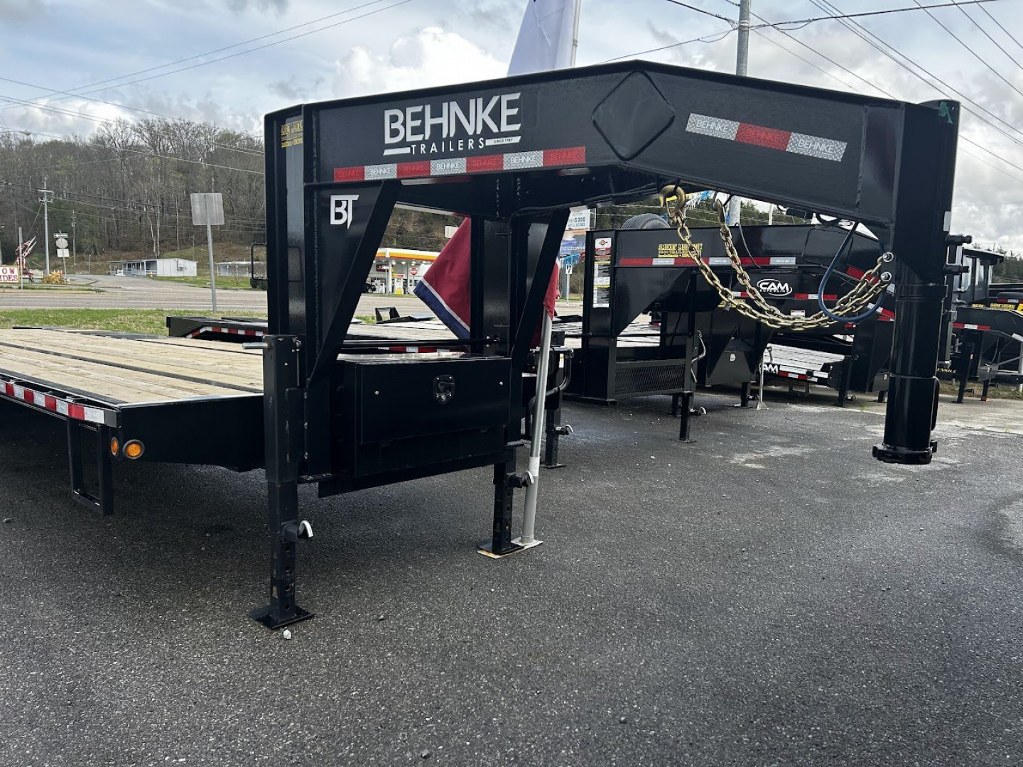 New 2025 Behnke FB 30' 20K GN DUAL TAND. RAMPS Equipment Trailer