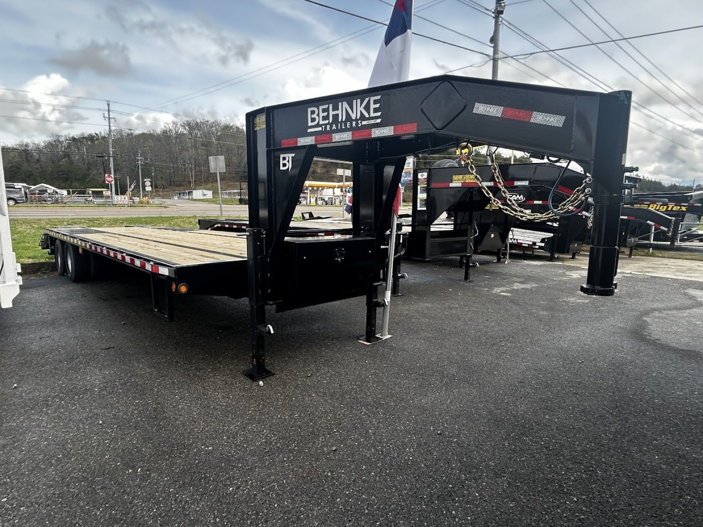 New 2025 Behnke FB 30' 20K GN DUAL TAND. RAMPS Equipment Trailer