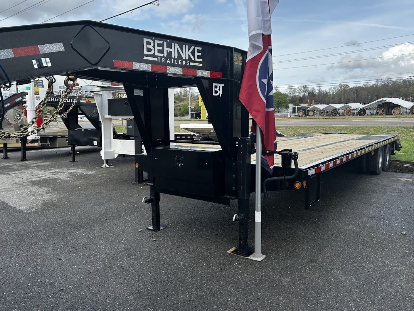 New 2025 Behnke FB 30' 20K GN DUAL TAND. RAMPS Equipment Trailer