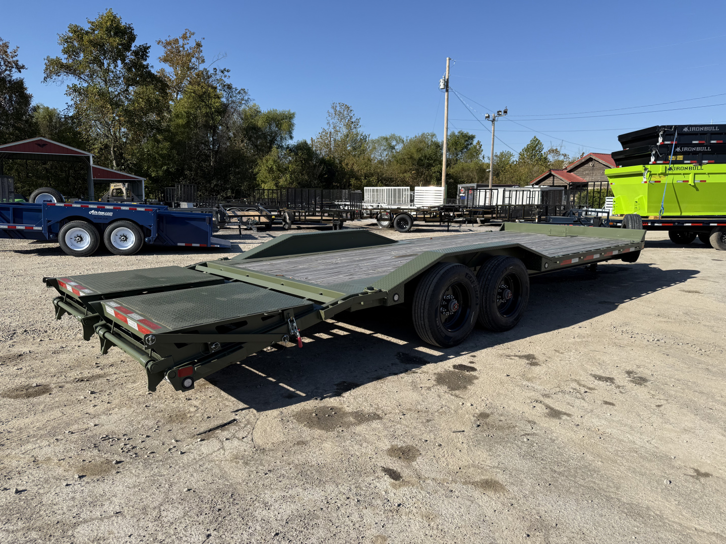 New 2025 MAXXD H9X 20K 24FT 102" DOF, PINTLE Equipment Trailer
