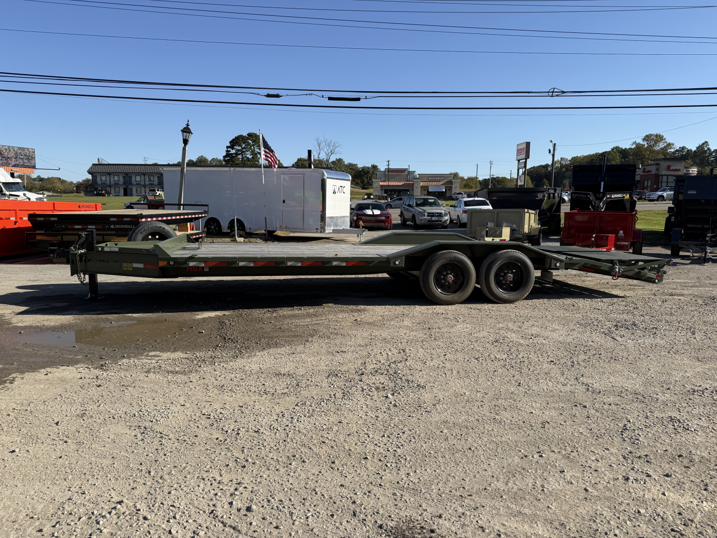 New 2025 MAXXD H9X 20K 24FT 102" DOF, PINTLE Equipment Trailer
