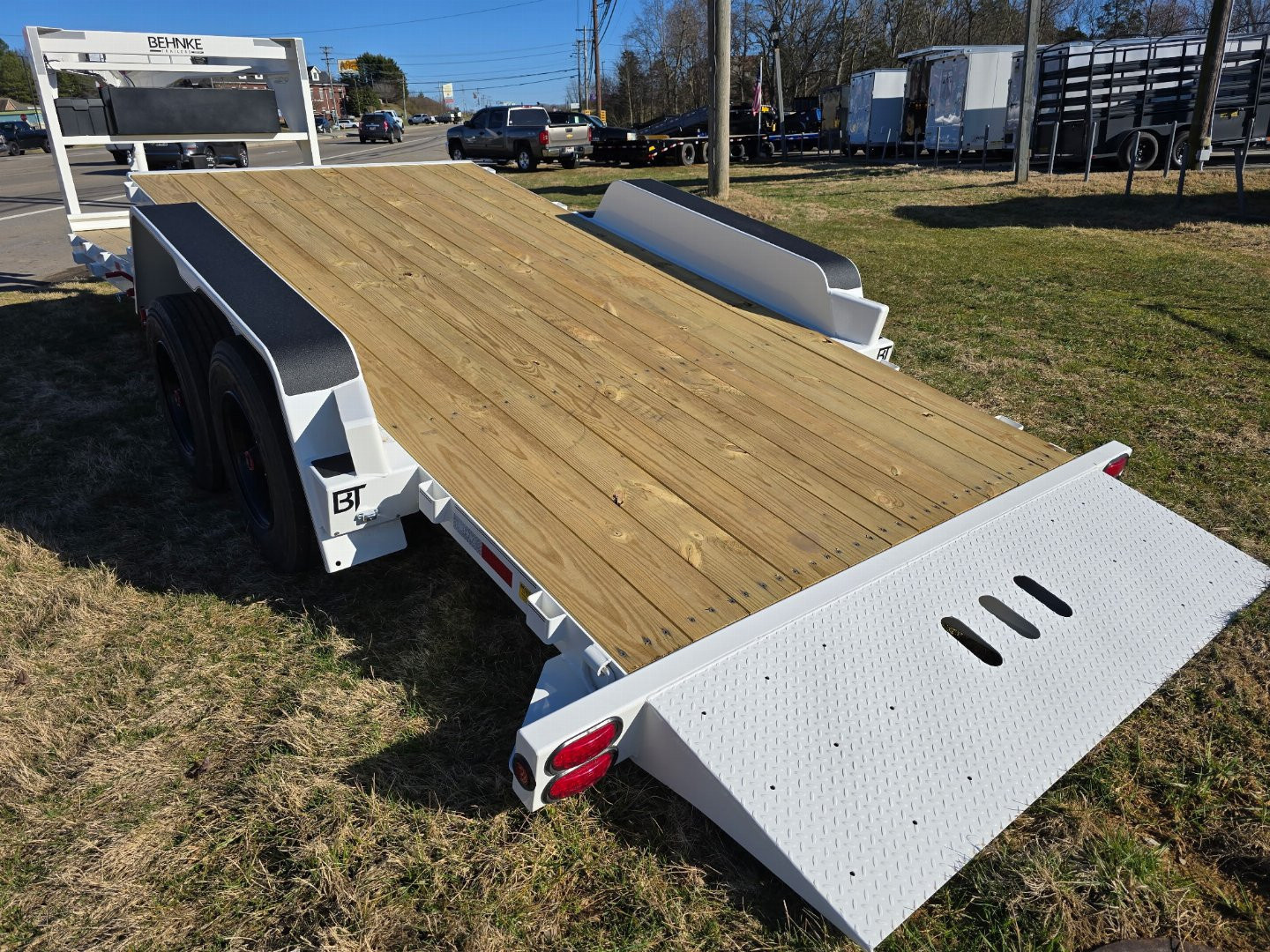 New 2025 Behnke TBCT 20K GN TILT 24' Equipment Trailer