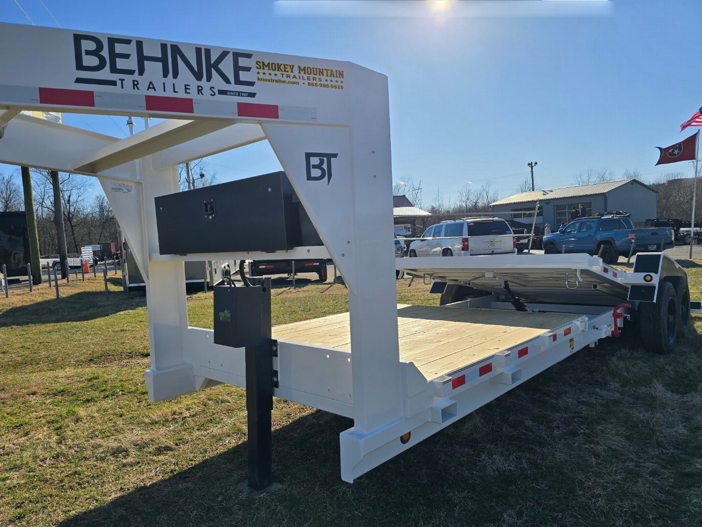 New 2025 Behnke TBCT 20K GN TILT 24' Equipment Trailer