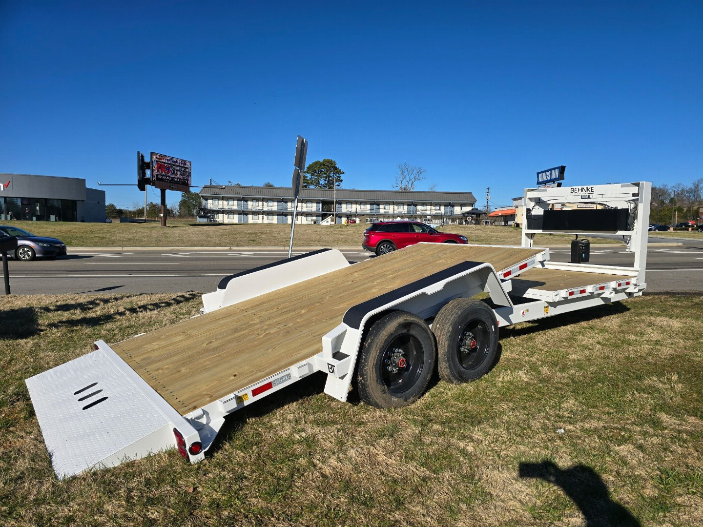 New 2025 Behnke TBCT 20K GN TILT 24' Equipment Trailer