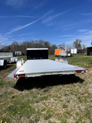 New 2025 Aluma 8222H-XL-TA-EL-R-RTD BLACK BX Utility Trailer