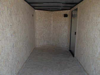 New 2025 COVERED WAGON TRAILERS 6x12 Single Axle Cargo / Enclosed Trailer / 6'6" Interior / Extra Wide Ramp / RV Side Door / LEDs / .030 Charcoal Gray Semi-Screwless Exterior / Black Out Package