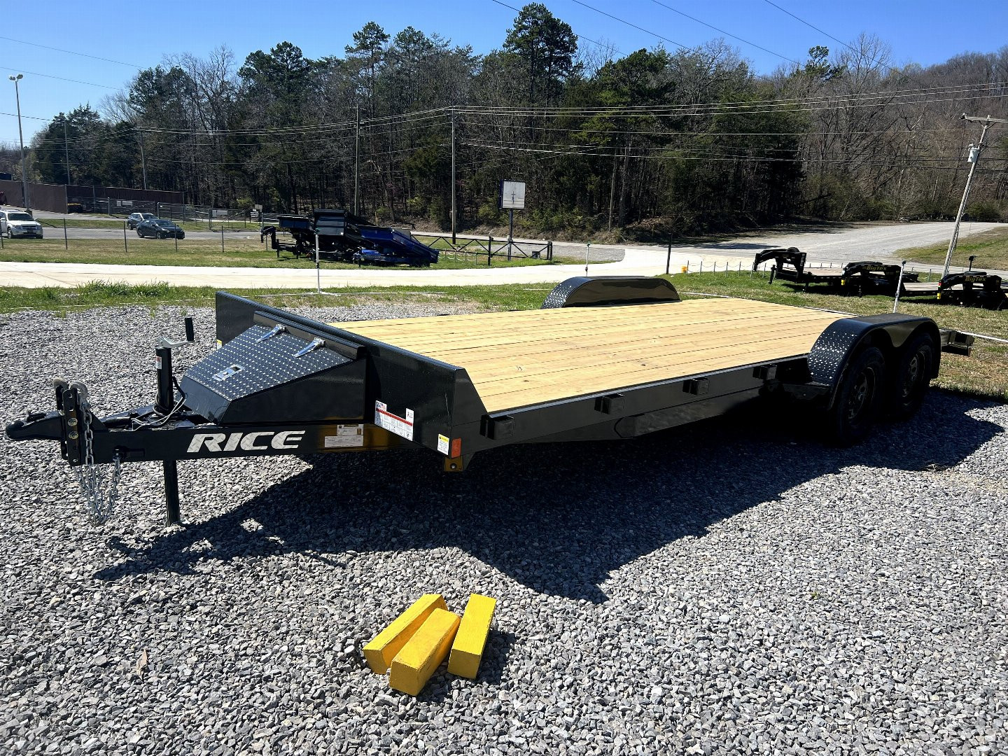 New 2025 Rice Trailers 18+2 7K CH Equipment Trailer