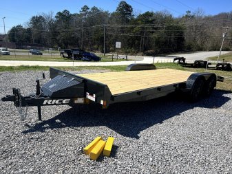 New 2025 Rice Trailers 18+2 7K CH Equipment Trailer
