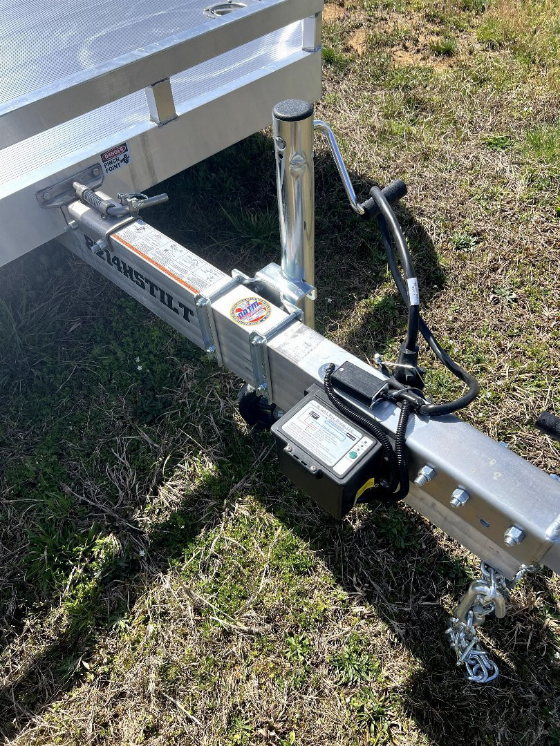 New 2025 Aluma 8214H-TILT Utility Trailer