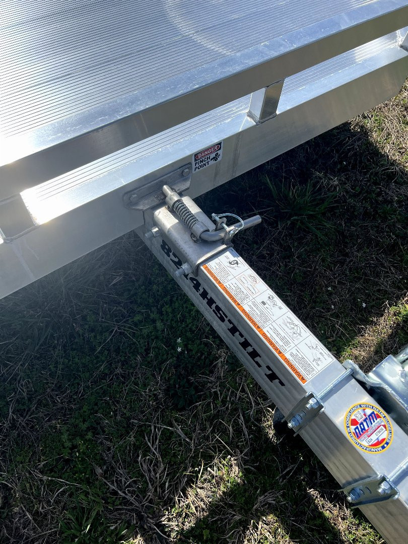 New 2025 Aluma 8214H-TILT Utility Trailer