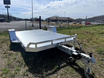 New 2025 Aluma 8214H-TILT Utility Trailer