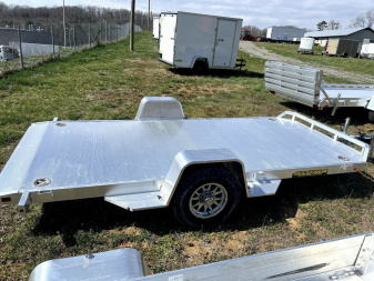 New 2025 Aluma 8214H-TILT Utility Trailer