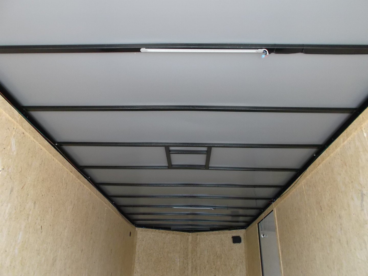 New 2025 COVERED WAGON TRAILERS 8.5x24 Cargo Trailer / Enclosed Trailer / Enclosed Car Hauler / 7ft Interior / 5200# Axles / Extra Wide Ramp Door / 48" RV Side Door / RV Step / .030 Black Semi-Screwless Exterior / Black Out Package