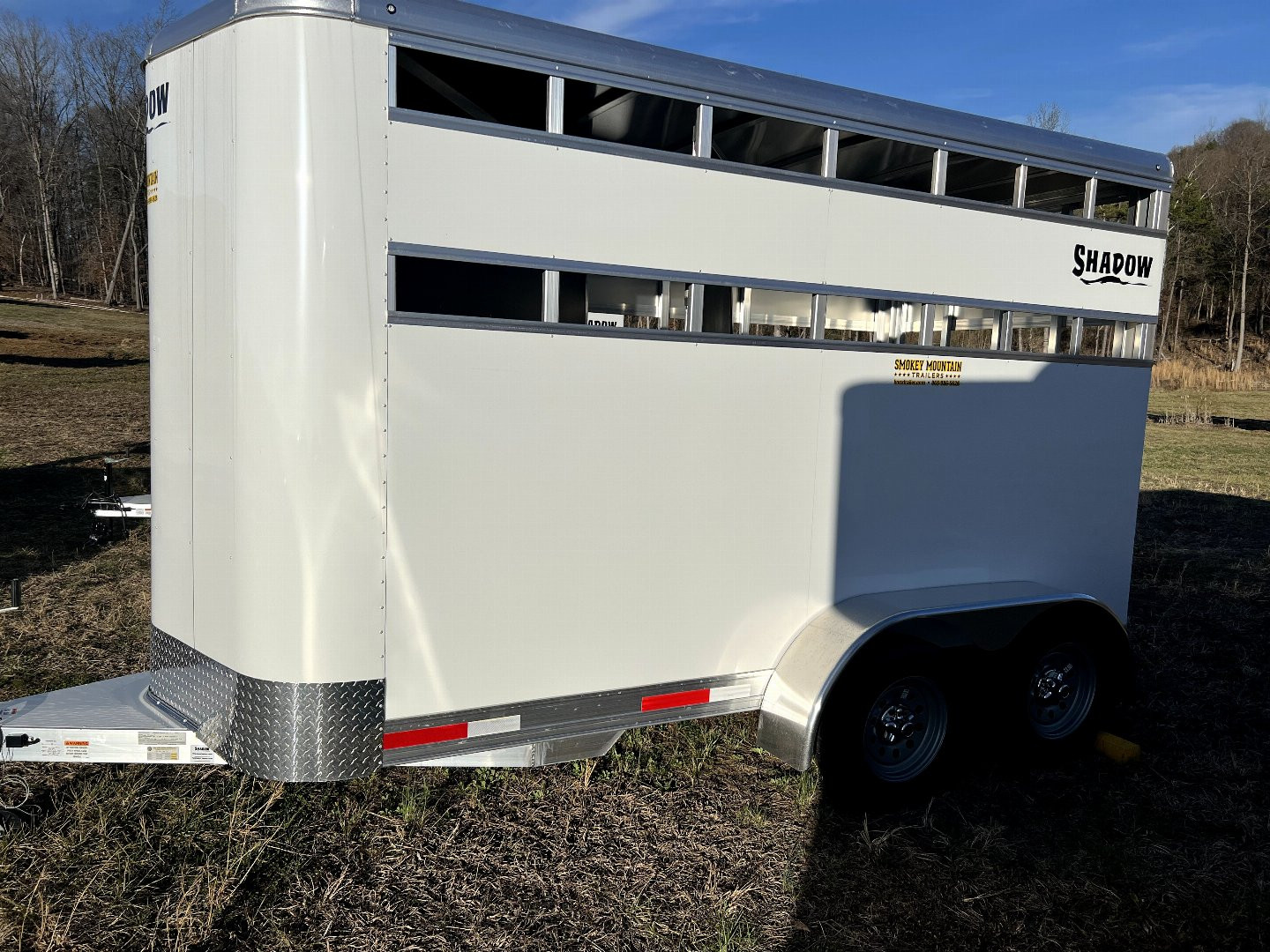 New 2025 Shadow 2 HORSE STABELITE Stock / Stock Combo Trailer