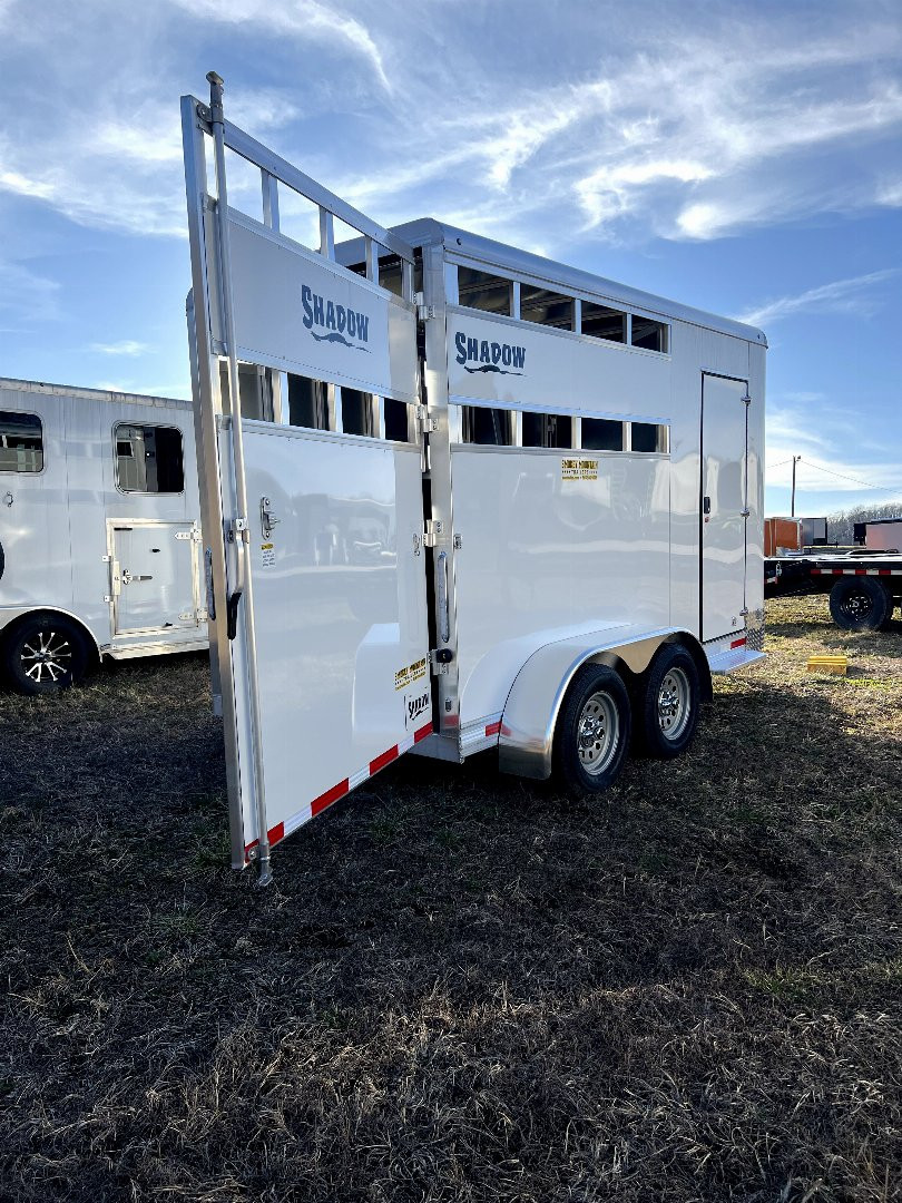 New 2025 Shadow 2 HORSE STABELITE Stock / Stock Combo Trailer