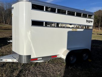 New 2025 Shadow 2 HORSE STABELITE Stock / Stock Combo Trailer