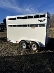 New 2025 Shadow 2 HORSE STABELITE Stock / Stock Combo Trailer