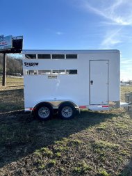 New 2025 Shadow 2 HORSE STABELITE Stock / Stock Combo Trailer