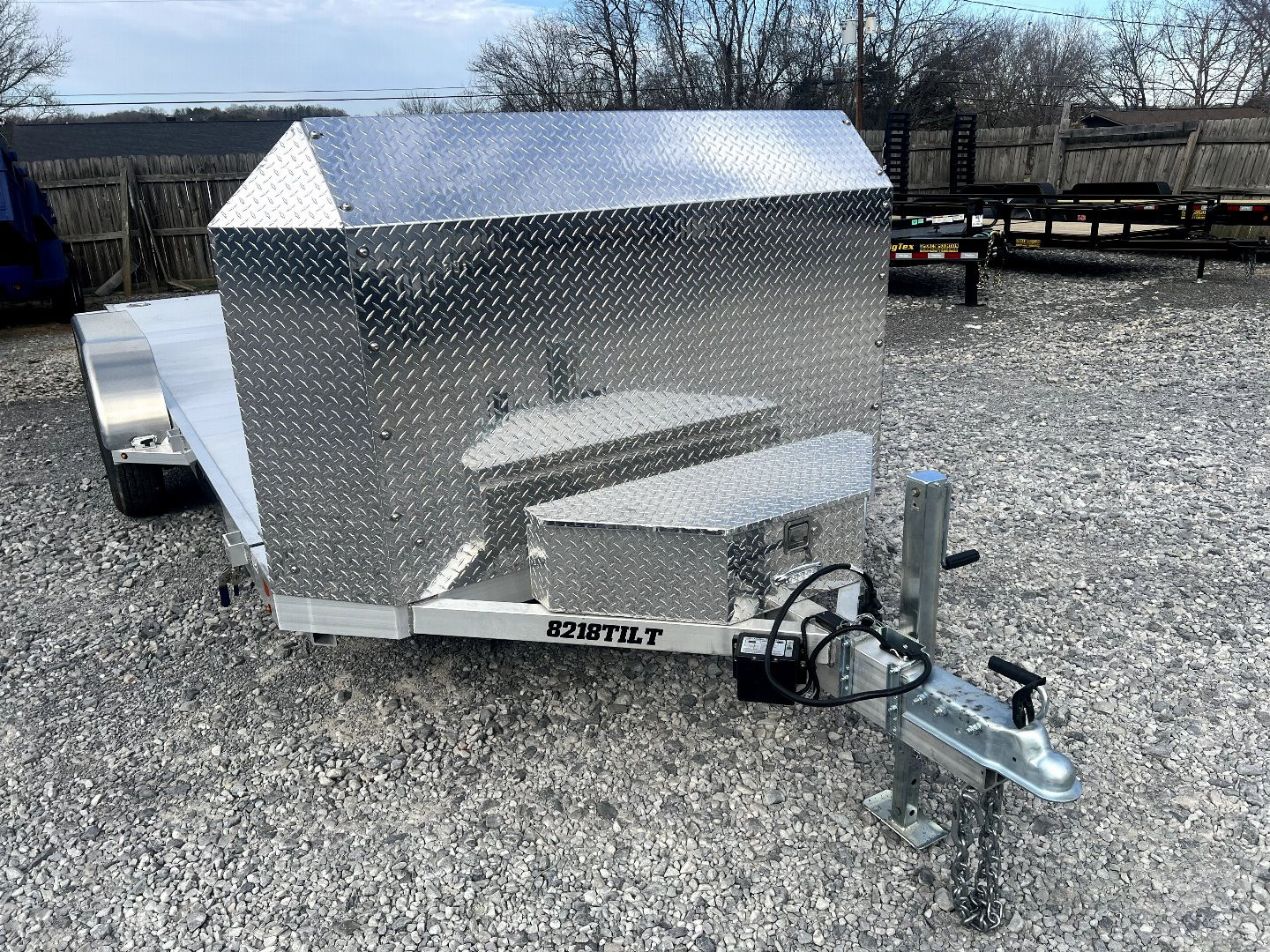 New 2025 Aluma 8218-TILT-ANV Tilt Trailer