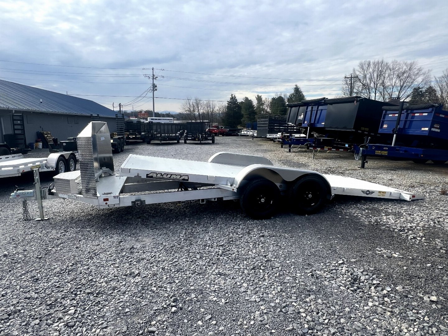 New 2025 Aluma 8218-TILT-ANV Tilt Trailer