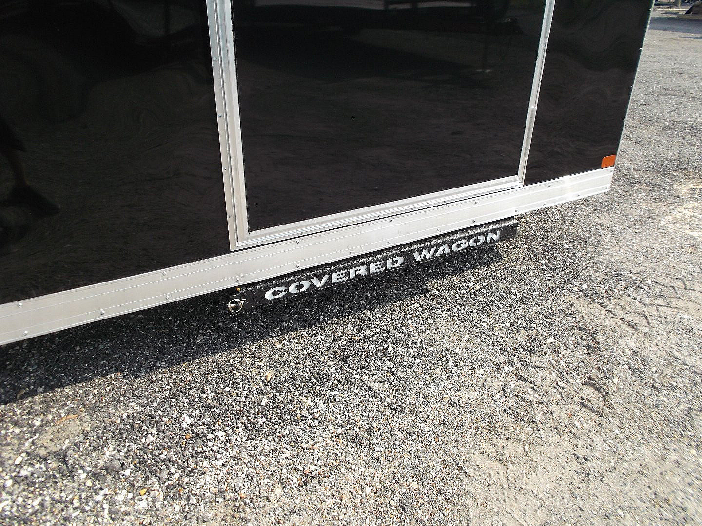 New 2025 COVERED WAGON TRAILERS 8.5x20 Cargo / Enclosed Trailer / 7'6" Interior / 5200# Axles / 48" RV Side Door / 60" Triple Tube Tongue / .080 Black Semi Screwless Exterior / Extra Wide Ramp