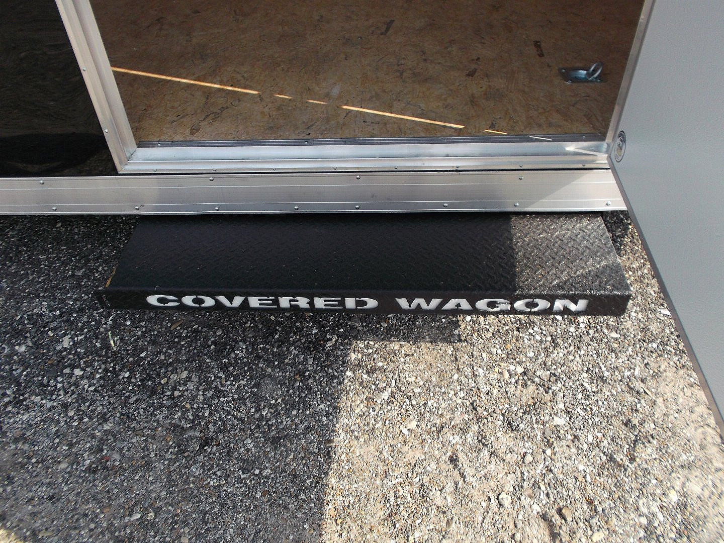 New 2025 COVERED WAGON TRAILERS 8.5x20 Cargo / Enclosed Trailer / 7'6" Interior / 5200# Axles / 48" RV Side Door / 60" Triple Tube Tongue / .080 Black Semi Screwless Exterior / Extra Wide Ramp