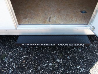 New 2025 COVERED WAGON TRAILERS 8.5x20 Cargo / Enclosed Trailer / Car Hauler / 7ft Interior Height / Extra Wide Ramp / 5200# Axles / LEDs / .030 White Semi-Screwless Exterior / 48" RV Side Door / 60" Triple Tube Tongue