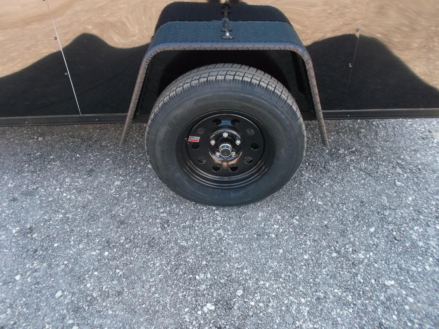 New 2025 COVERED WAGON TRAILERS 6x10 Single Axle Cargo / Enclosed Trailer / 6'6" Interior Height / Extra Wide Ramp Gate / RV Side Door / LEDs / .030 Black Semi-Screwless Exterior / Black Out Package