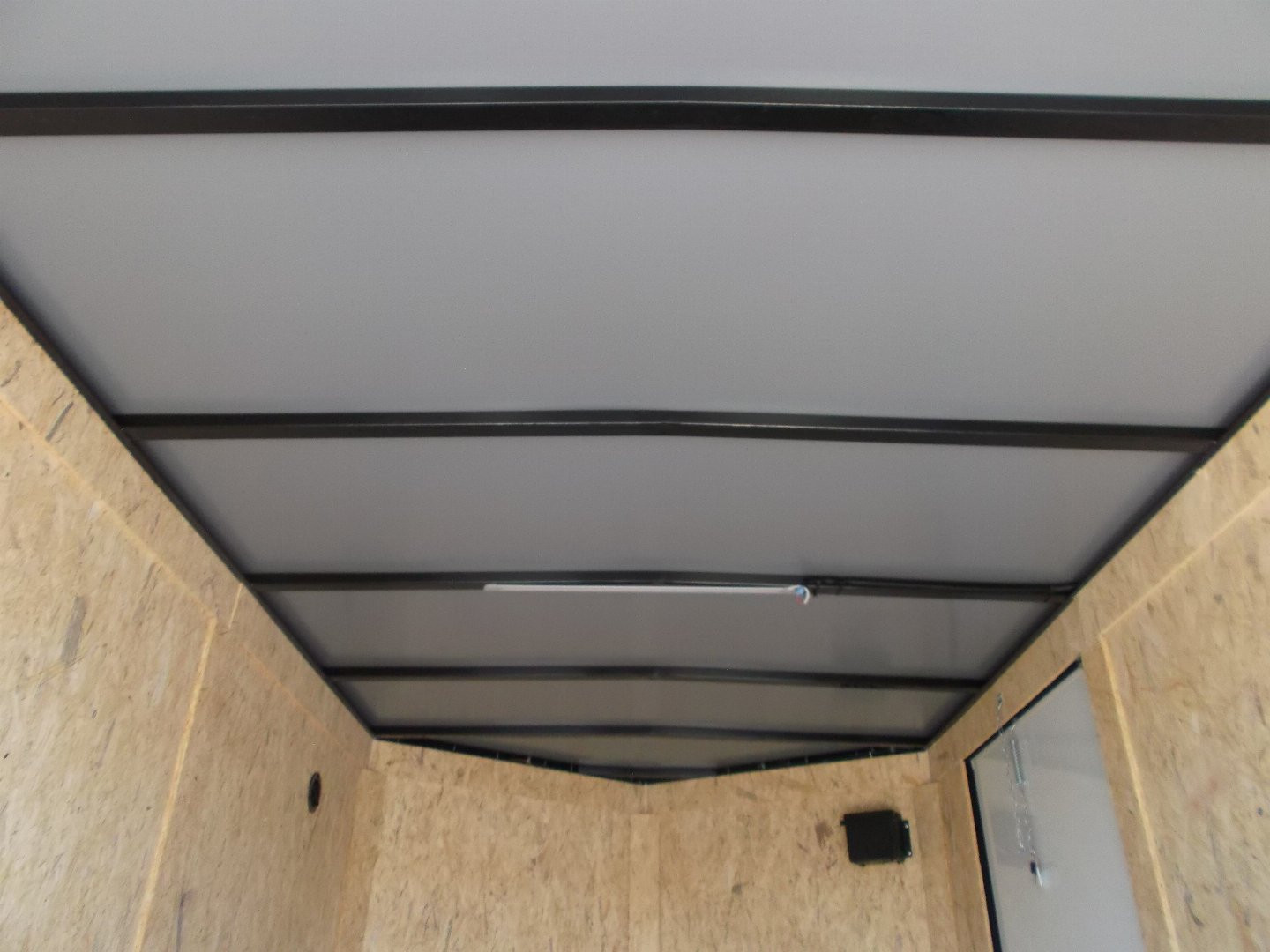 New 2025 COVERED WAGON TRAILERS 6x10 Single Axle Cargo / Enclosed Trailer / 6'6" Interior Height / Extra Wide Ramp Gate / RV Side Door / LEDs / .030 Black Semi-Screwless Exterior / Black Out Package