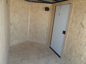 New 2025 COVERED WAGON TRAILERS 6x10 Single Axle Cargo / Enclosed Trailer / 6'6" Interior Height / Extra Wide Ramp Gate / RV Side Door / LEDs / .030 Black Semi-Screwless Exterior / Black Out Package