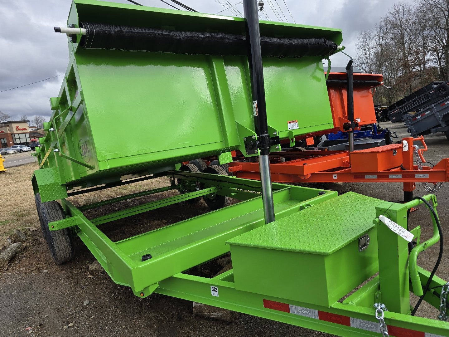 New 2025 Cam Superline 16 ft telescopic Dump Trailer