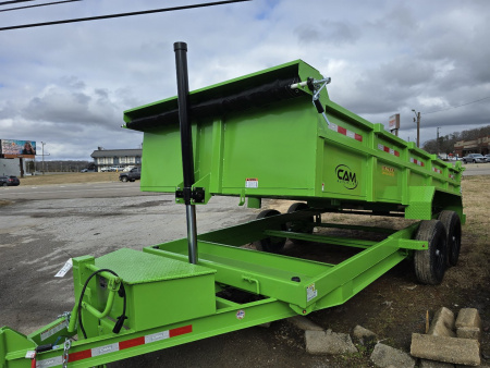 New 2025 Cam Superline 16 ft telescopic Dump Trailer