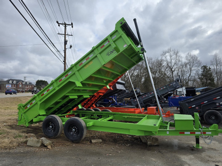 New 2025 Cam Superline 16 ft telescopic Dump Trailer