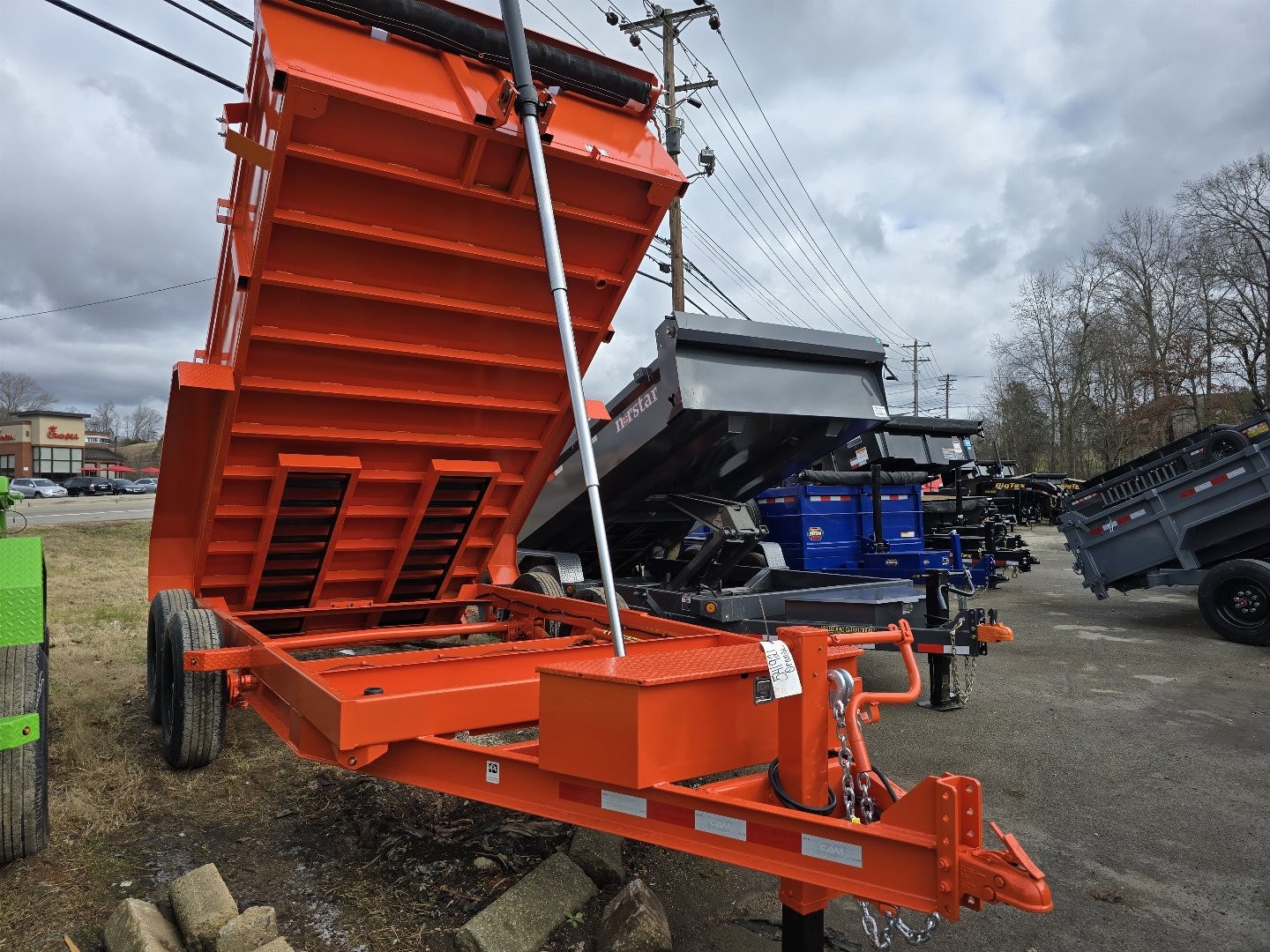 New 2025 Cam Superline 82x14 telescopic Dump Trailer