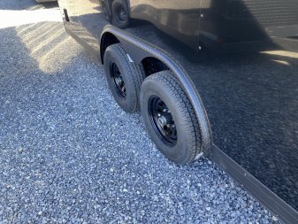 New 2025 Covered Wagon Trailers 8.5X24 TA3 GREY/BO Cargo / Enclosed Trailer