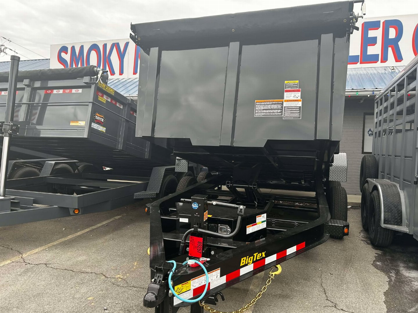 New 2025 Big Tex Trailers 14LP-16 4' SIDES Dump Trailer