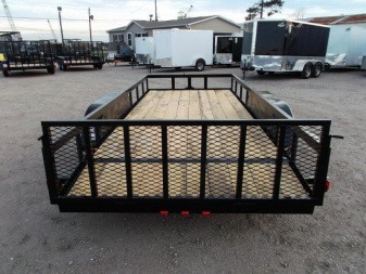 New 2025 Longhorn Trailers 83x16 TA Utility Trailer / ATV Trailer / UTV Trailer / 2ft Dovetail / 2ft Ramp Gate