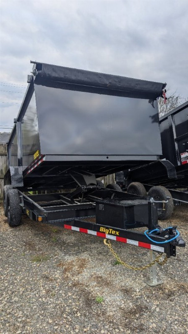 New 2025 Big Tex Trailers 14LP-16 4' SIDES Dump Trailer