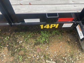 New 2024 Big Tex Trailers 14pi-20 Utility Trailer