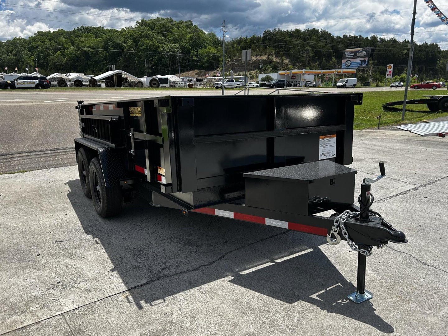 New 2024 Carry-On 6x12 w/ ramps 10K Dump Trailer