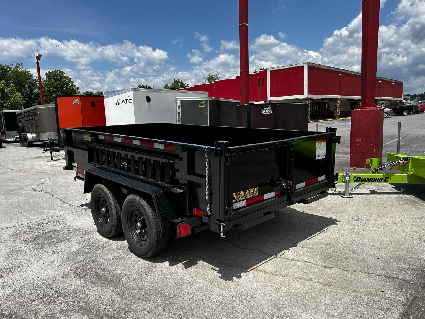 New 2024 Carry-On 6x12 w/ ramps 10K Dump Trailer