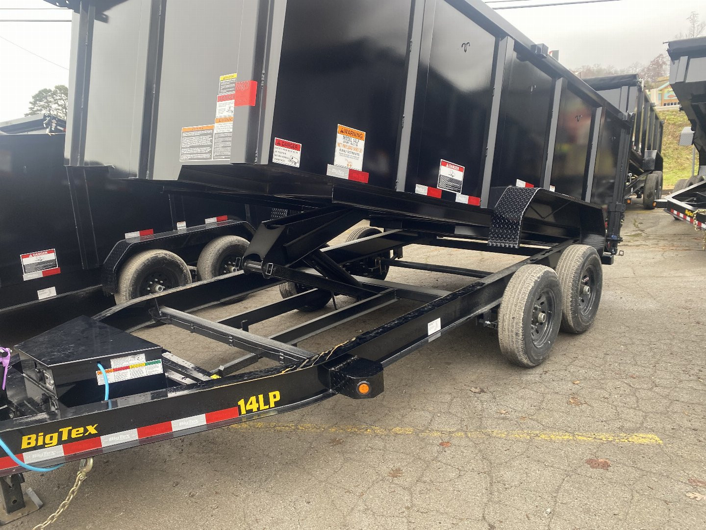 New 2025 Big Tex Trailers 14LP-16 4' SIDES Dump Trailer