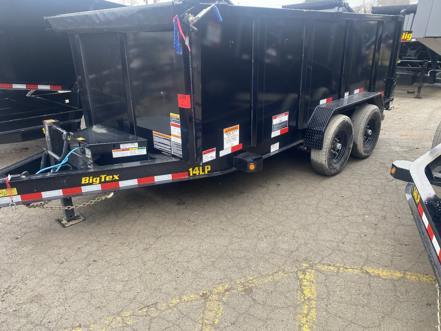 New 2025 Big Tex Trailers 14LP-16 4' SIDES Dump Trailer