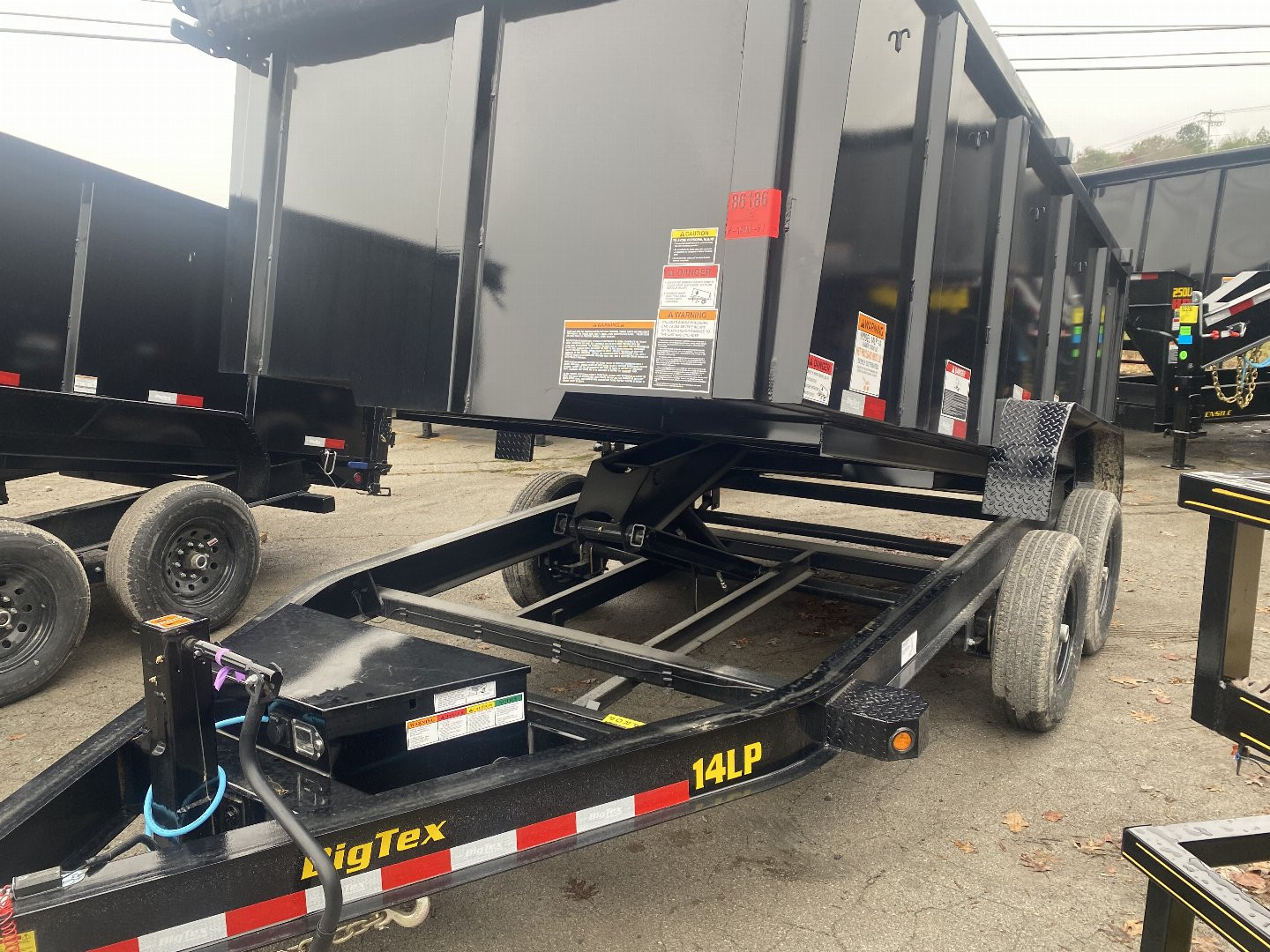 New 2025 Big Tex Trailers 14LP-16 4' SIDES Dump Trailer