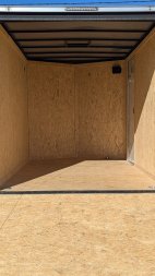 New 2025 Covered Wagon Trailers 7X12 7' D RINGS BAR LOCK Cargo / Enclosed Trailer