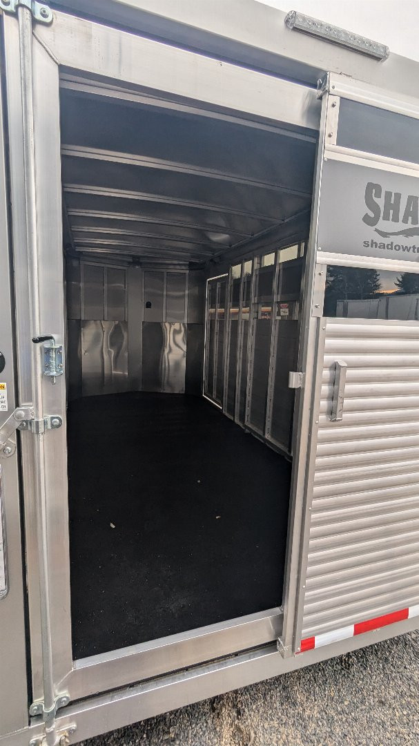 New 2025 Shadow RANCHER 16' STOCK W/PLEXI & MATS Stock / Stock Combo Trailer