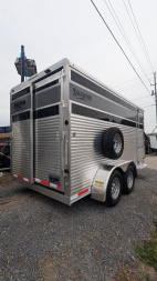 New 2025 Shadow RANCHER 16' STOCK W/PLEXI & MATS Stock / Stock Combo Trailer