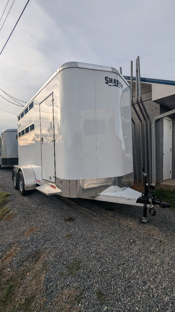 New 2025 Shadow 3 HORSE STABLELITE Stock / Stock Combo Trailer